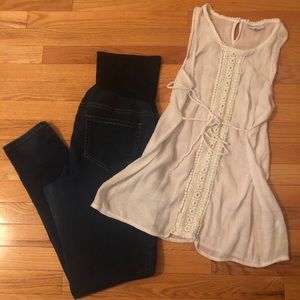 Maternity Outfit - Liz Lange - Size Medium